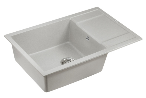 Кухонная мойка Paulmark FLUGEN 60 PM317850-GR 80х50 цвет серый - фото 2